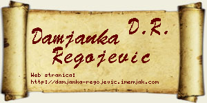 Damjanka Regojević vizit kartica